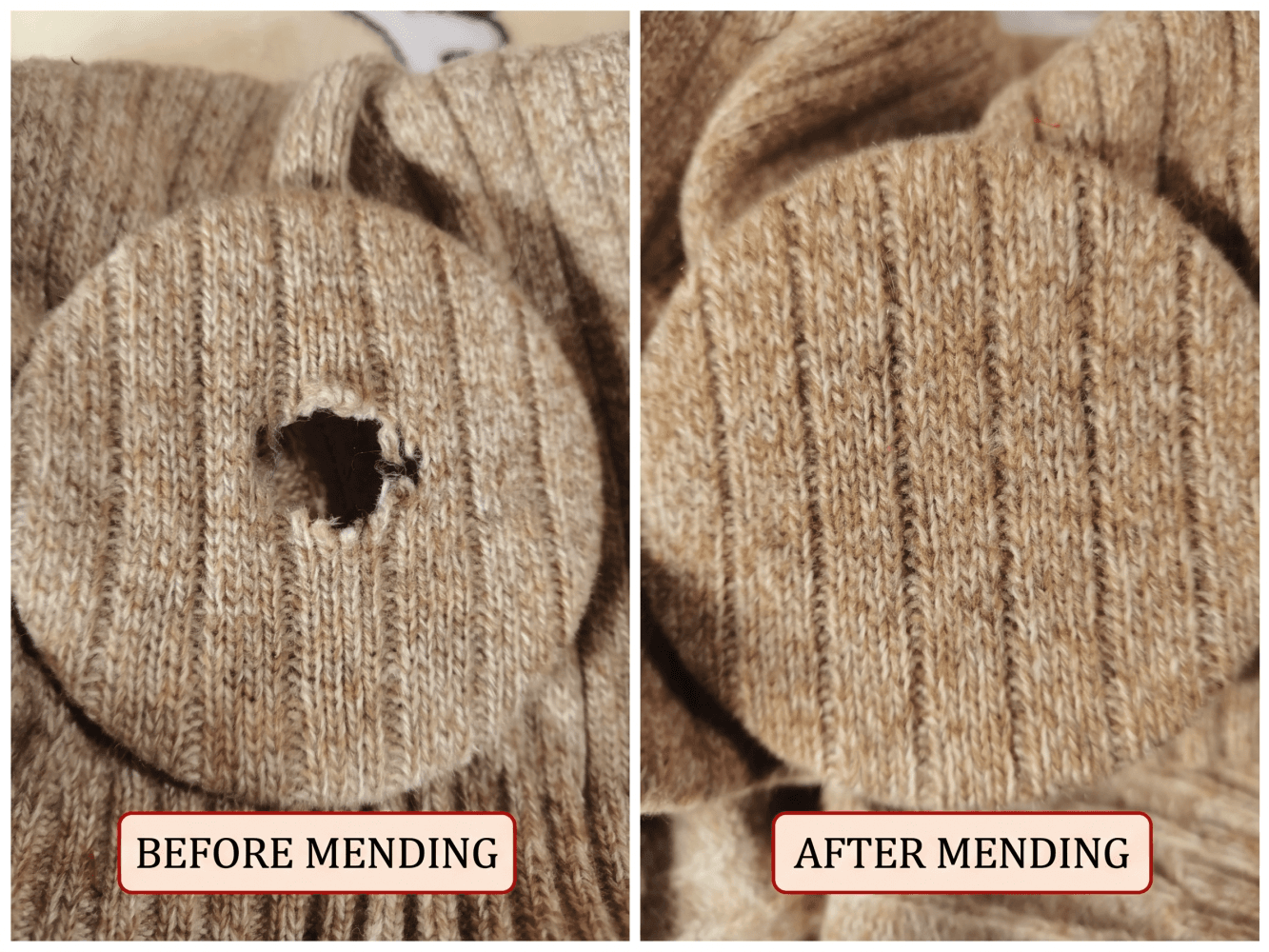 Invisible Mending Detail 6